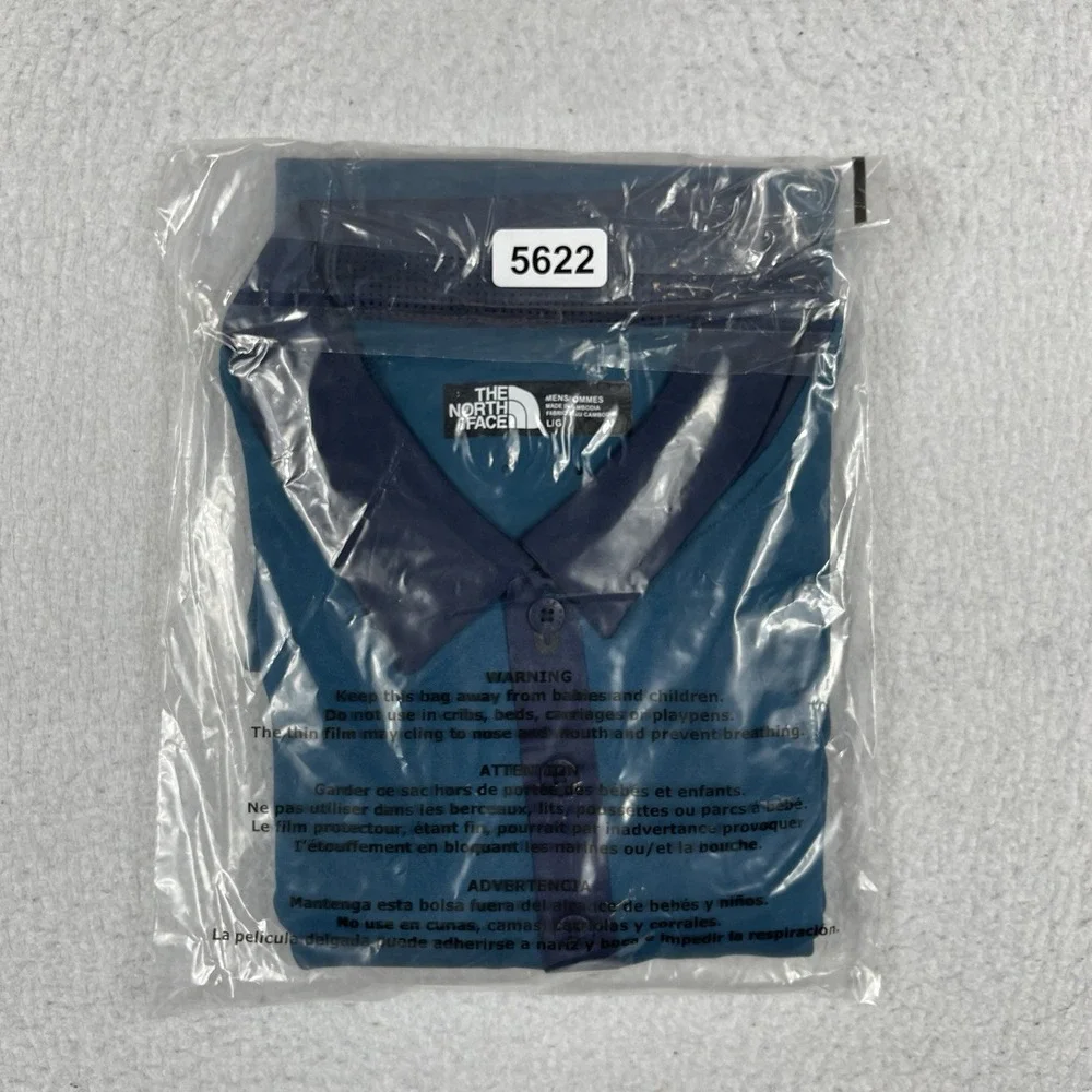 The North Face Polo Shirt Mens Large‎ Outdoors Hiking Golf Camping Exploring